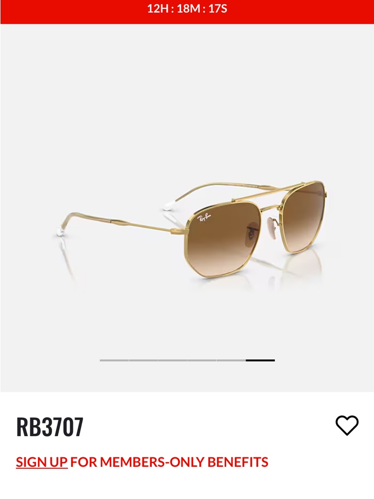 New Ray-Ban Rb370 Sunglasses